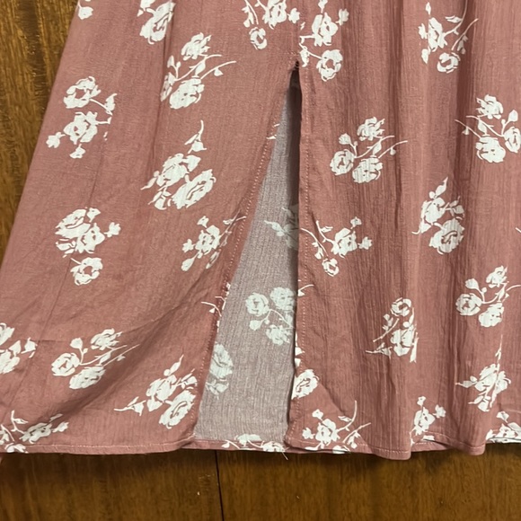 MIDI floral slit skirt - Picture 3 of 3